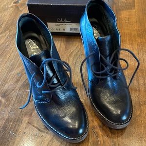 COLE HAAN Stephanie Air Chukka Tie Bootie Black 6.5